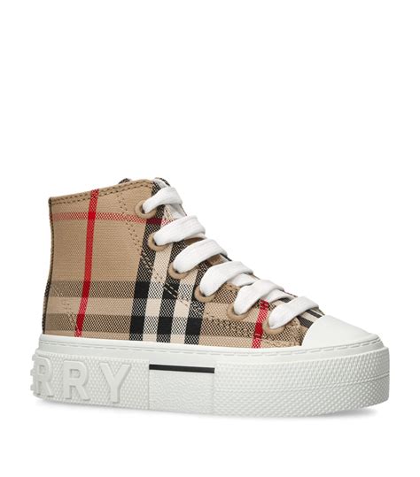 burberry denim sneakers|burberry high top sneakers.